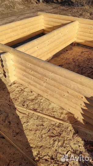 Баня 6 на 5 под крышу или под ключ. Бревенчатая