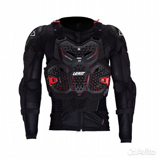 Black Черепаха Leatt Body Protector 5.5 Evo Черный