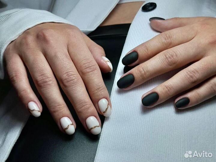 Маникюр наращивание ногтей Катюшки