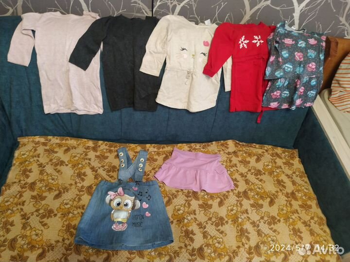 Платья детские пакетом 86-92р