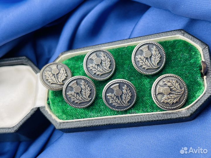 Винтажные пуговицы военных мундиров 1890гг. пу1Д