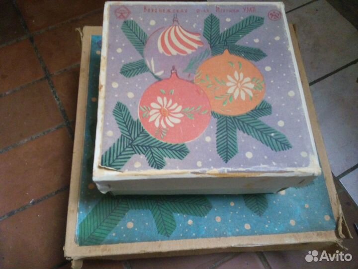 Елочные игрушки (шары большие ) СССР