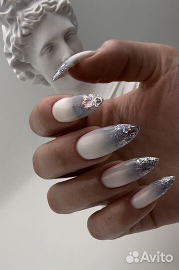 Маникюр Гельлак Укрепление ногтей