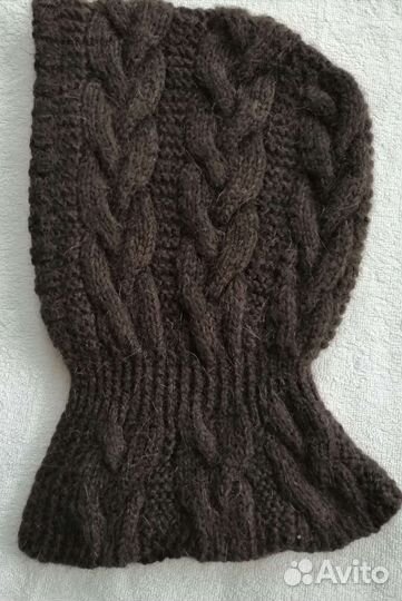 Капор женский вязаный