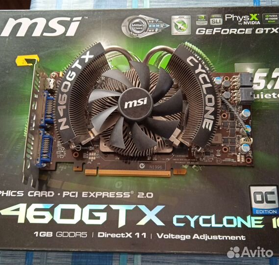 Msi 460gtx cyclone