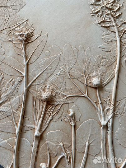 Панно интерьерное барельеф из гипса картина