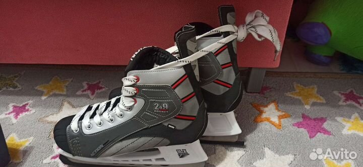 Коньки хоккейные action pw-209b