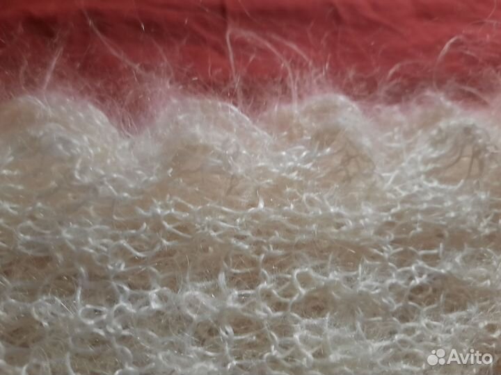 Шаль пуховая ручная работа