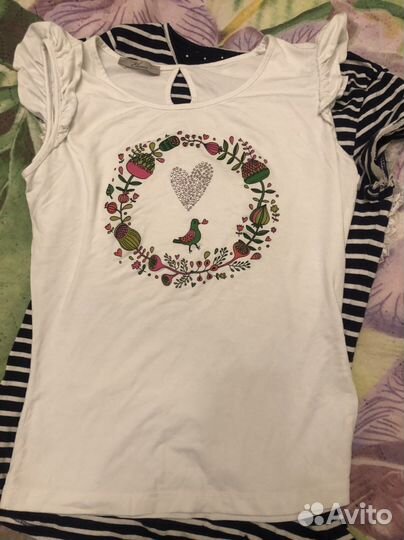 Рубашки школьные белые, футболки