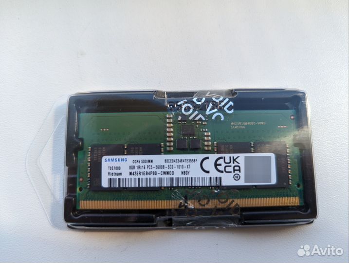 Оперативная память Samsung DDR5 5600 SO-dimm