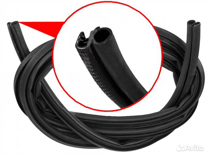 Уплотнитель дверного проема нива 2101-2107 новый