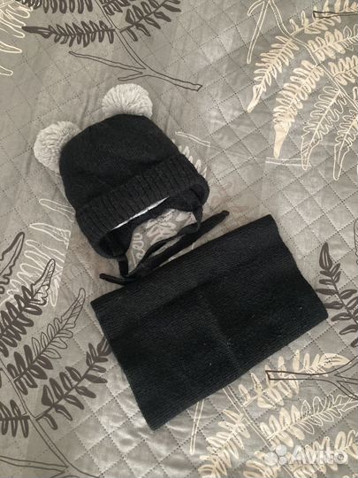 Зимняя шапка и снуд