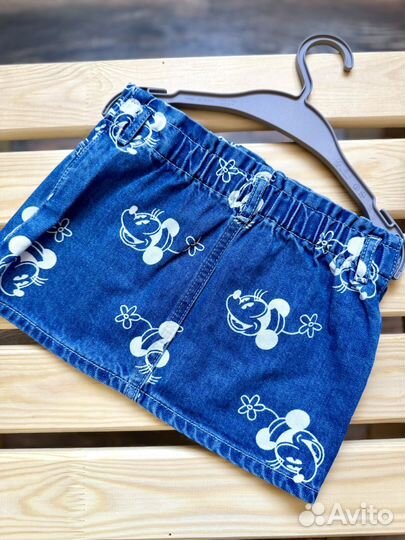 Юбка hm с мини маус 80 86