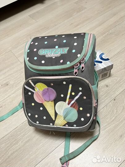 Рюкзак школьный для девочки grizzly