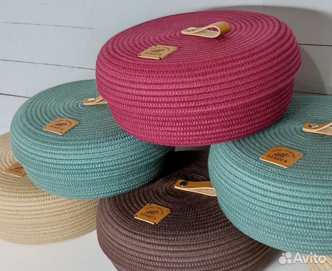 Корзина с крышкой