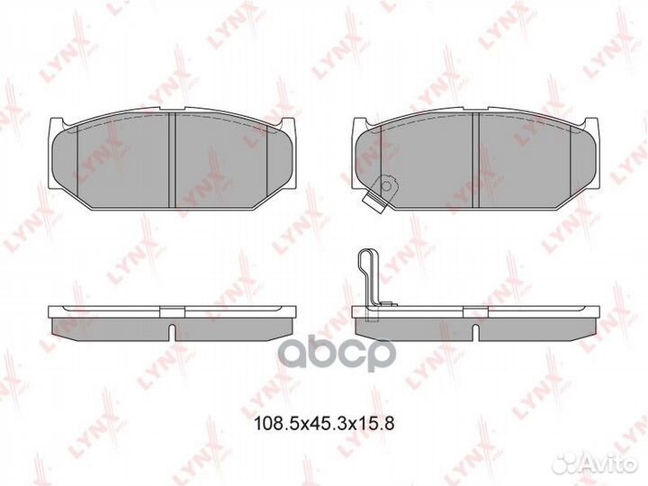 Колодки тормозные дисковые перед BD7303 LYN