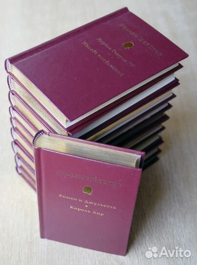 Миниатюрное подарочное издание У. Шекспир в 10 т