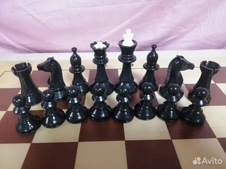 Шахматы СССР новые фигуры В упаковке