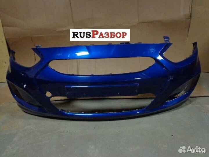 Бампер Хендай Солярис окрашенный в цвет