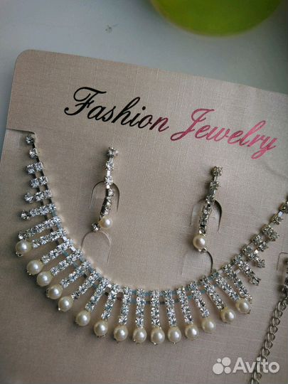 Бижутерия колье на праздник, свадьбу, Новый год