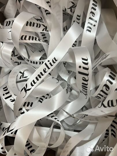 Печать на ленте Cувенирная лента Брендирование