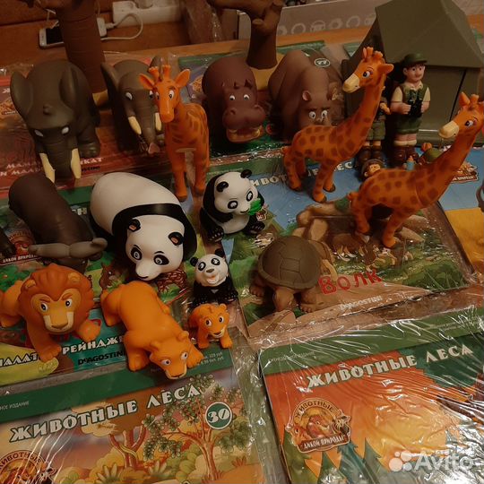 Деагостини животные леса