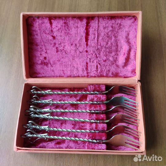 Набор десертных вилок СССР, 6 шт