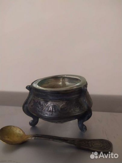 Солонка мельхиор СССР