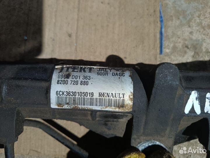 Рулевая рейка с гур renault logan 1