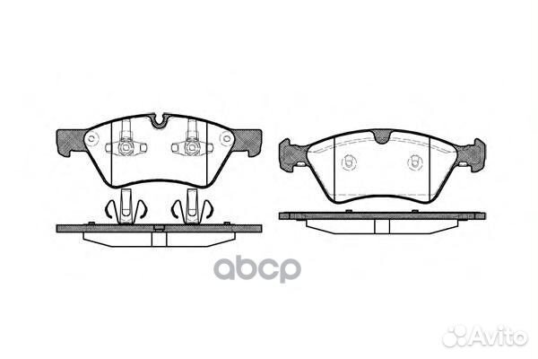 1179 00 колодки дисковые п MB W164/W251 3.5-3