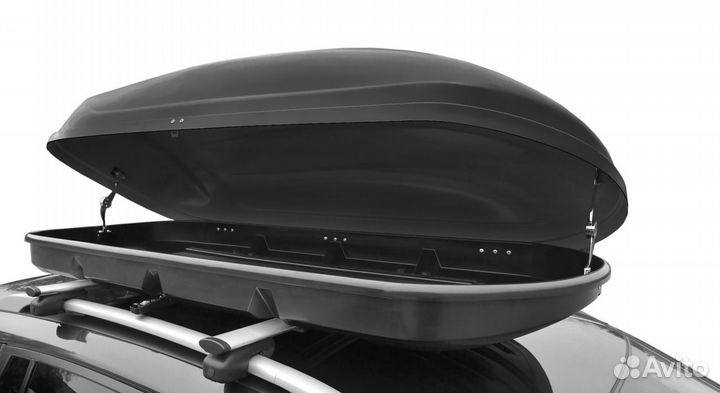 Бокс грузовой Turino 1 (черный матовый) (410 л)