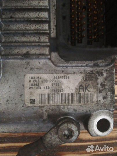 Блок управления двигателем Opel Agila A Z10XE