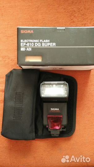 Вспышка Sigma EF 610 DG super для Sony a