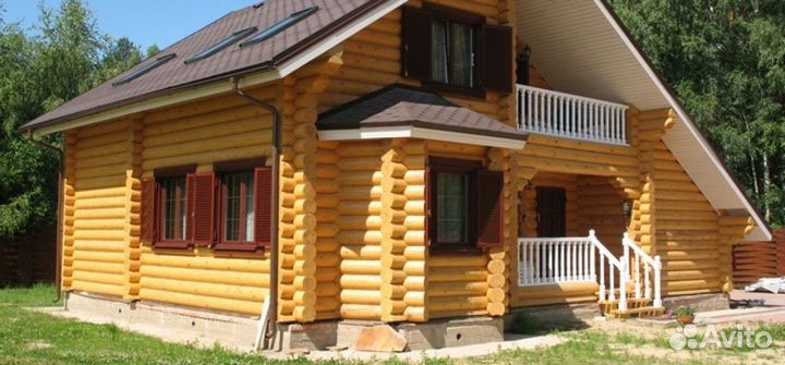 Дома / бани из бревна