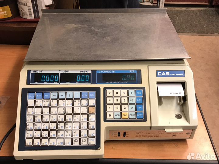CAS LP-15 (VS1,6). Весы с термопечатью
