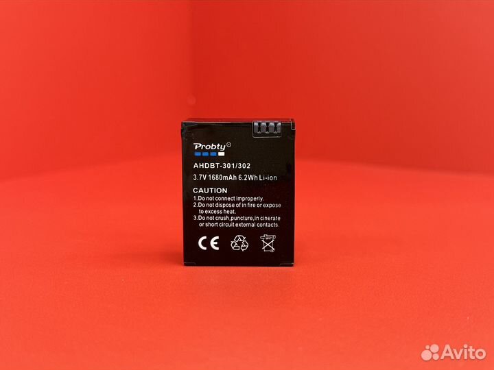 Аккумулятор для GoPro Hero 3 / Hero 3+ (1шт) Probt