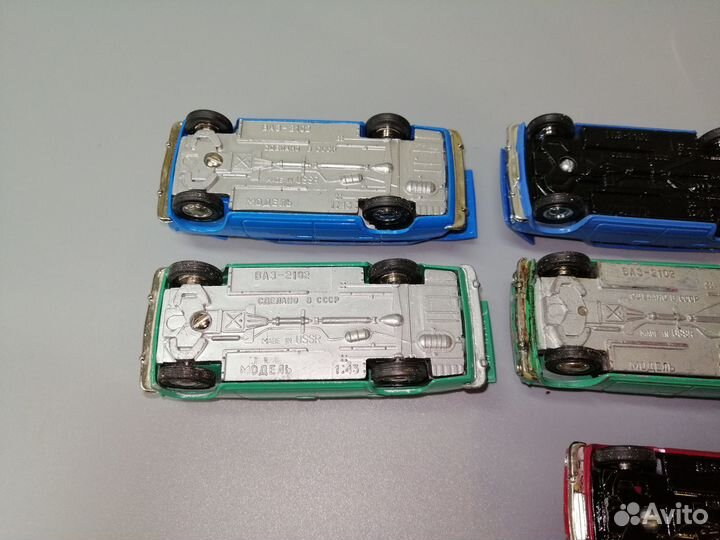 Ваз 2101 и 2102 1:43 модели СССР