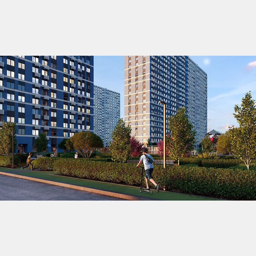 1-к. квартира, 34,8 м², 11/23 эт.