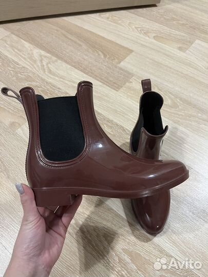 Резиновые полусапожки 36