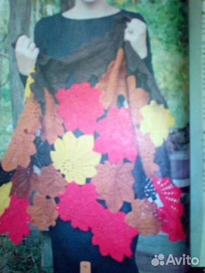 Шаль вязаная крючком