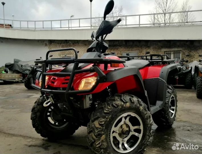 Квадроцикл Stels ATV-300 красный