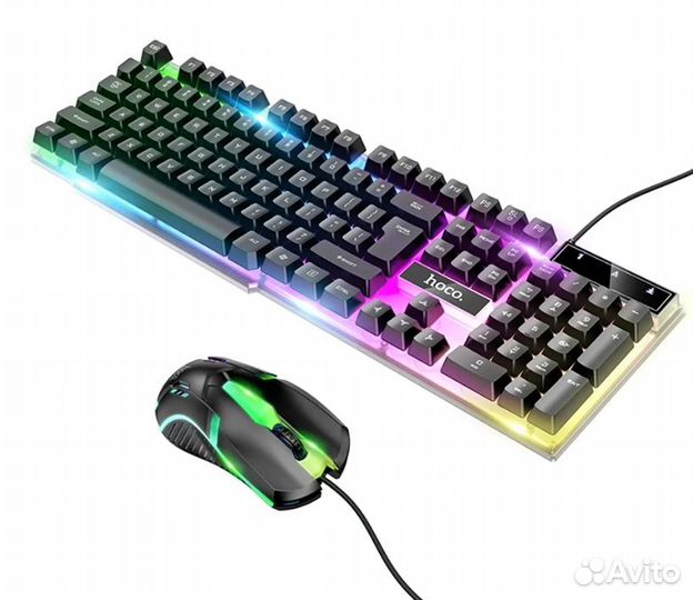 Игровая клавиатура и мышь с подсветкой