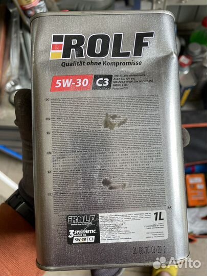 Масло моторное 5w30 rolf