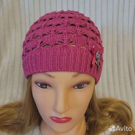Шапка для девочки весенняя летняя новая 52-54