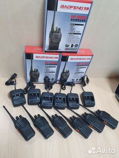 6 раций Baofeng BF-888s для строительства