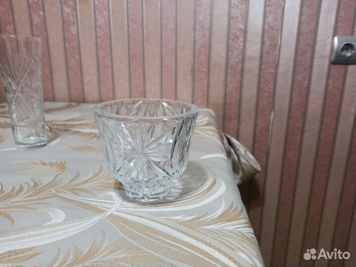 Ваза хрустальная для конфет СССР