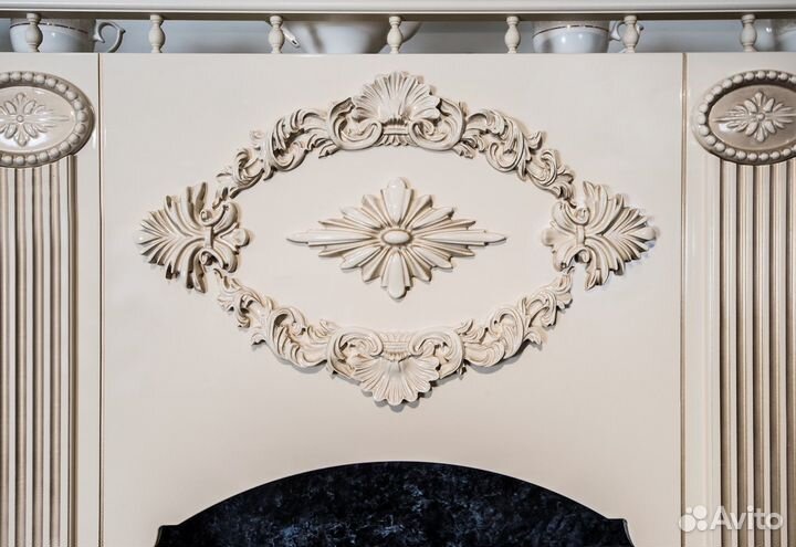 Кухня Верона прямая крем глянец