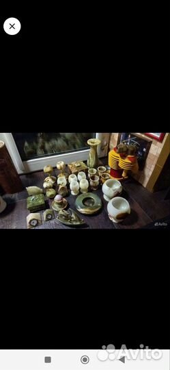 Канделябр 5 свечей оникс