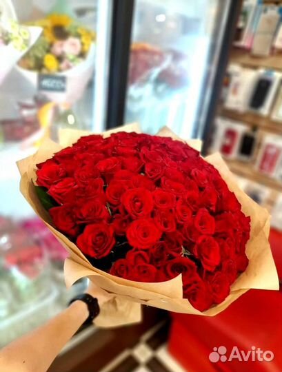 Букет роз 101 роза с доставкой
