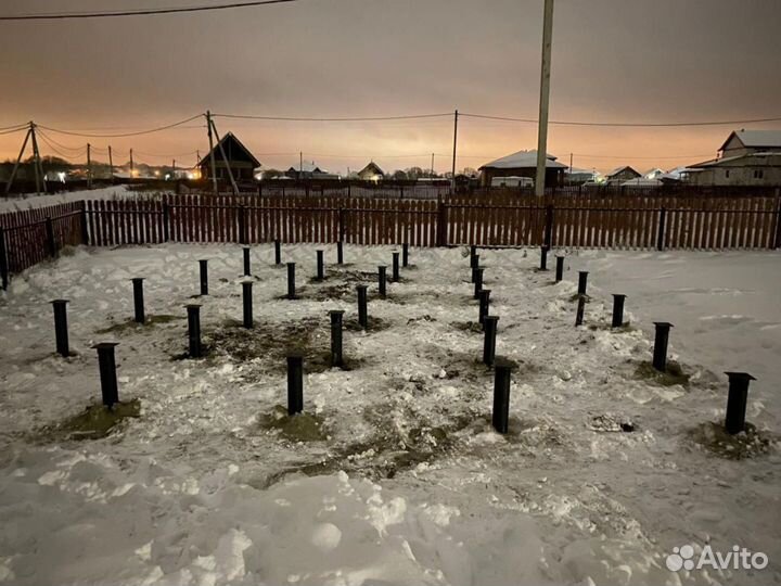 Винтовые сваи под ключ + монтаж